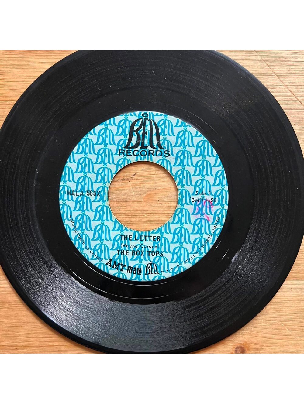 The Box Tops - The Letter/Happy Times 45rpm VG+ R10